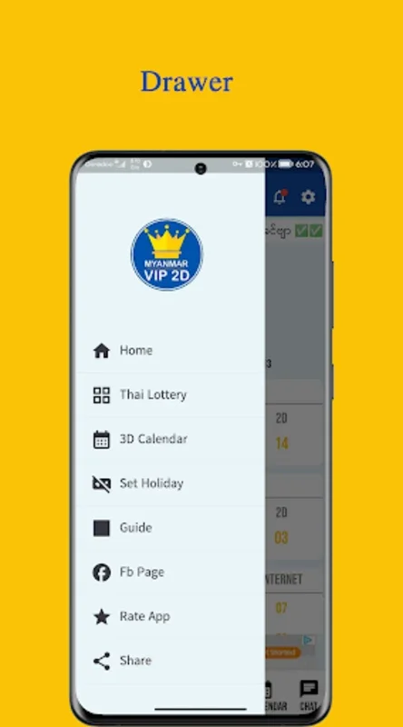 Myanmar VIP 2D for Android - Real - Time Lottery Results
