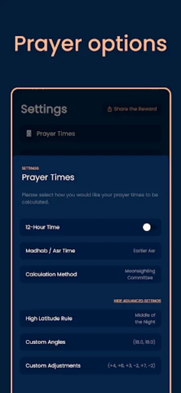 Pillars: Prayer Times & Qibla for Android - Privacy - Centric and Customizable