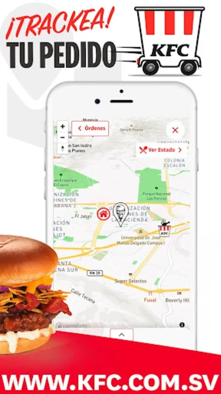 Kfc El Salvador for Android - Order and Track with Ease