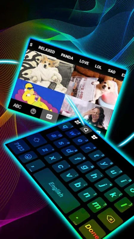 LED Theme for Android - Stylish and Functional Keyboard