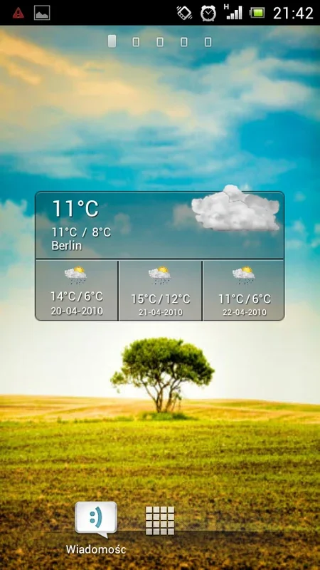 Cute Weather Widget for Android - Stay Informed with Reliable Forecasts