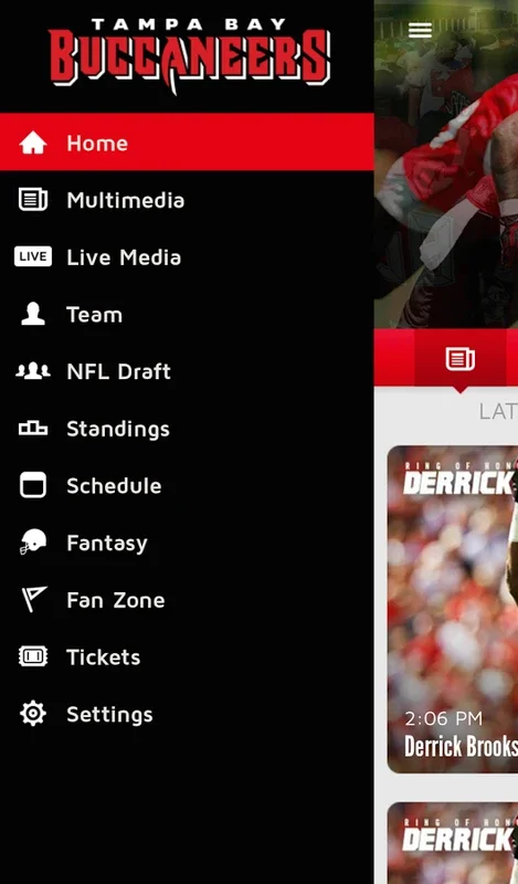 Buccaneers for Android: Engaging App with Real-Time Updates