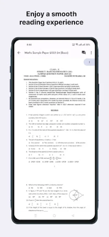 Class 10 CBSE Papers for Android - Ideal for Exam Preparation