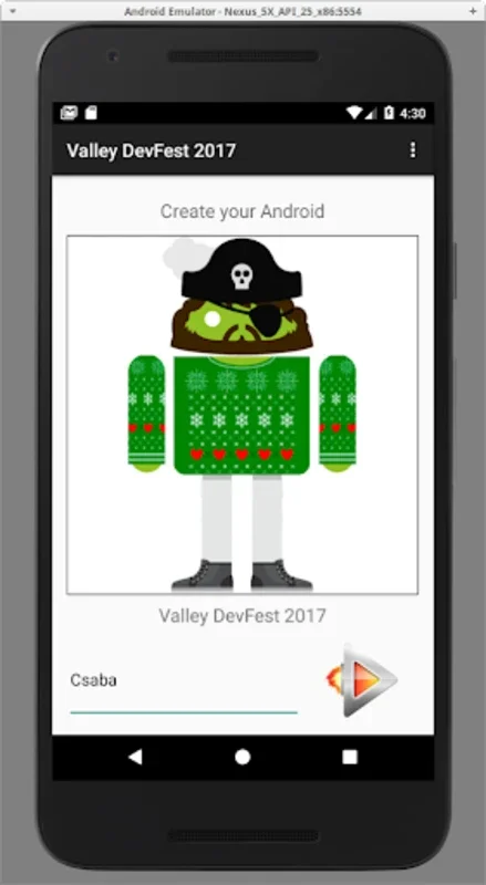 Androidify Yourself for Valley DevFest 2017 on Android - Create Personalized Avatars