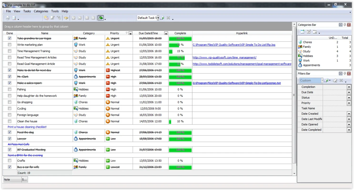 VIP Simple To Do List for Windows - Efficient Task Management