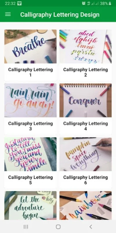 Calligraphy Lettering Design for Android - Unleash Creativity