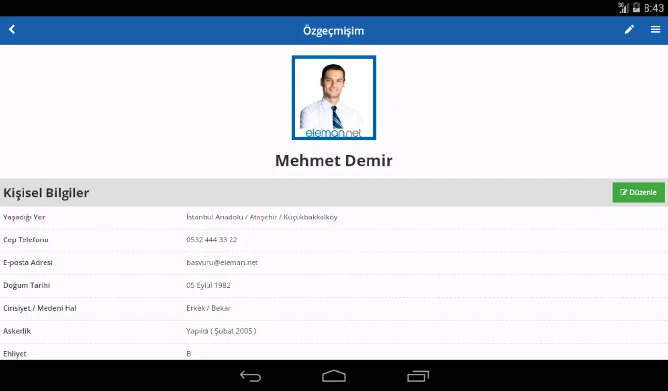 Eleman.net for Android - Find Jobs in Turkey