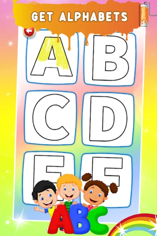 Glitter Number & ABC Coloring for Android - Fun and Educational Coloring for Kids