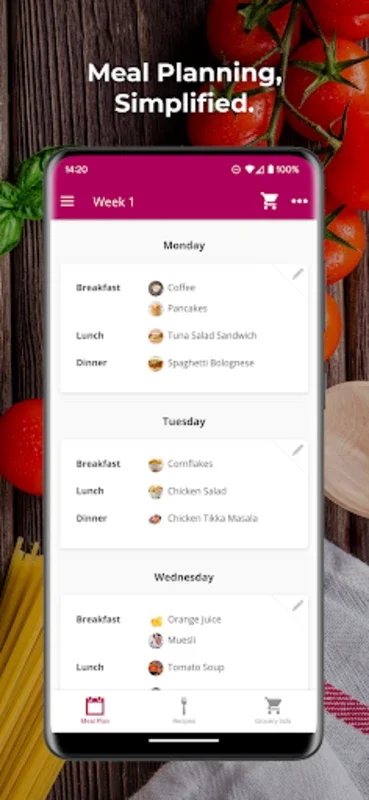 Meal Planner for Android: Simplify Your Meal Planning