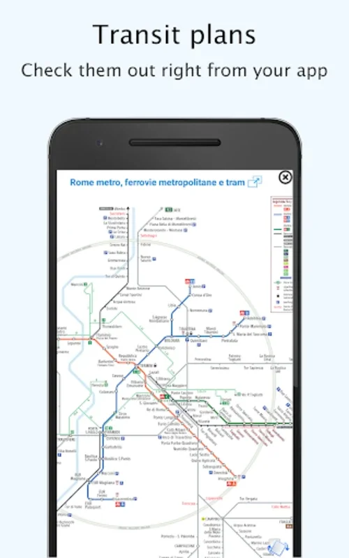 Rome ATAC Notte Ostia Periferi for Android: Offline Transit Planner