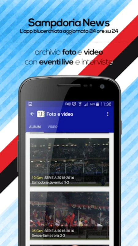 Sampdoria News for Android - Comprehensive Football Updates