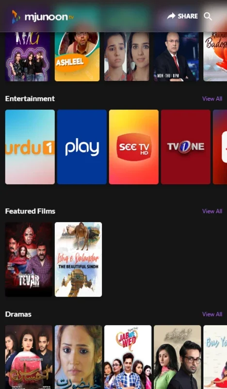 mjunoon.TV for Android - Free VOD Platform