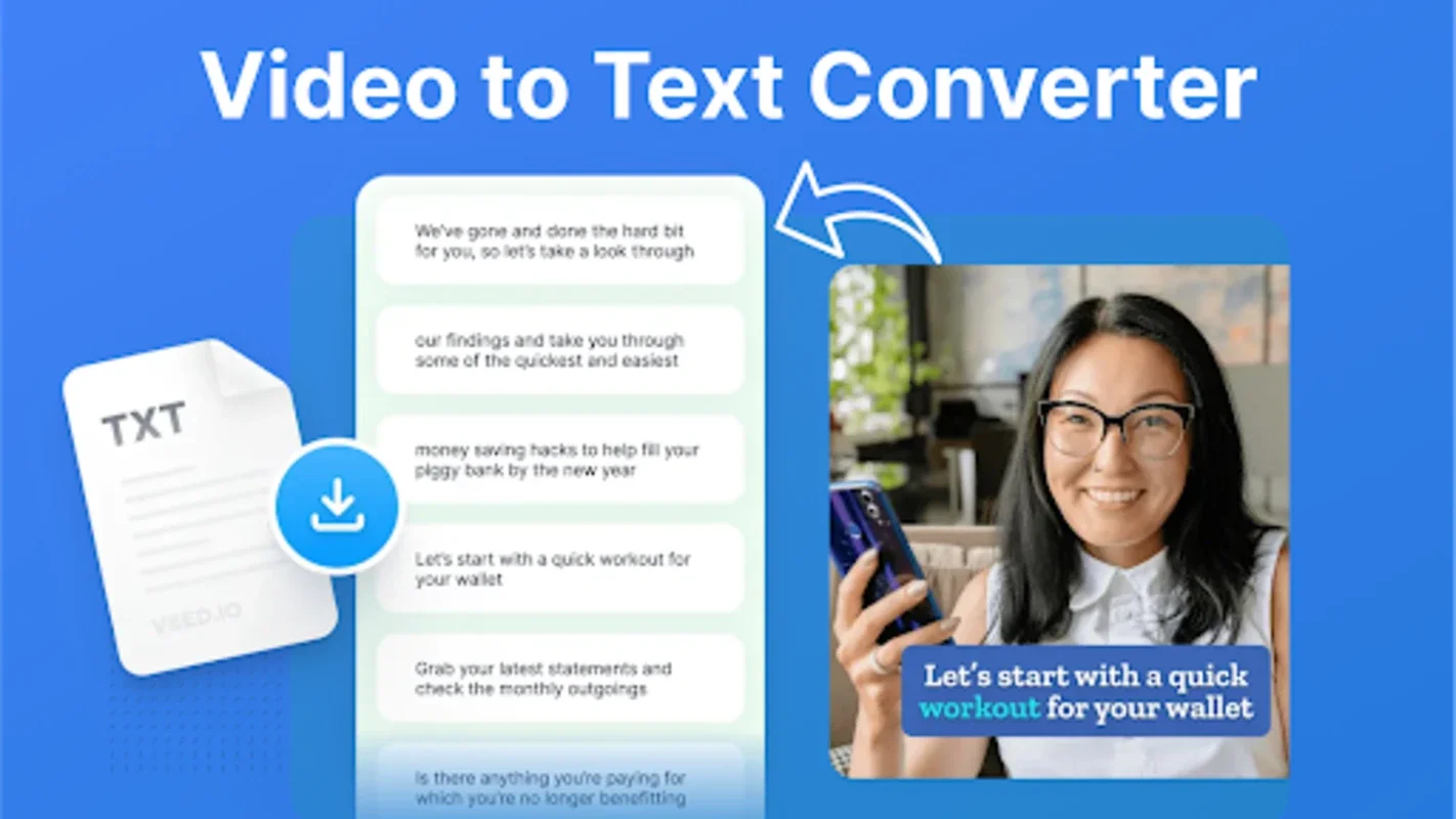 Video to Text Converter for Android - No Downloading Required