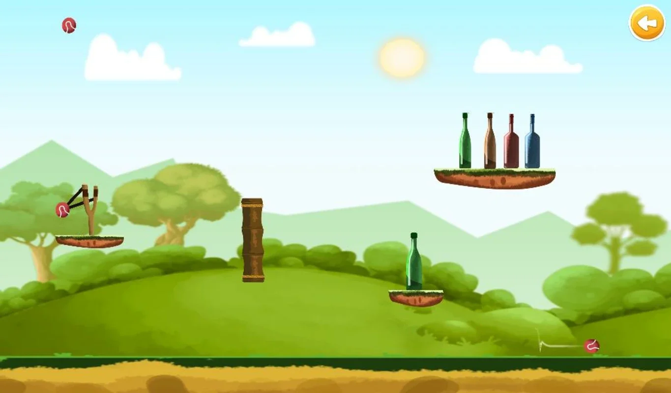 Knock Down Bottles for Android: Smash bottles and have fun