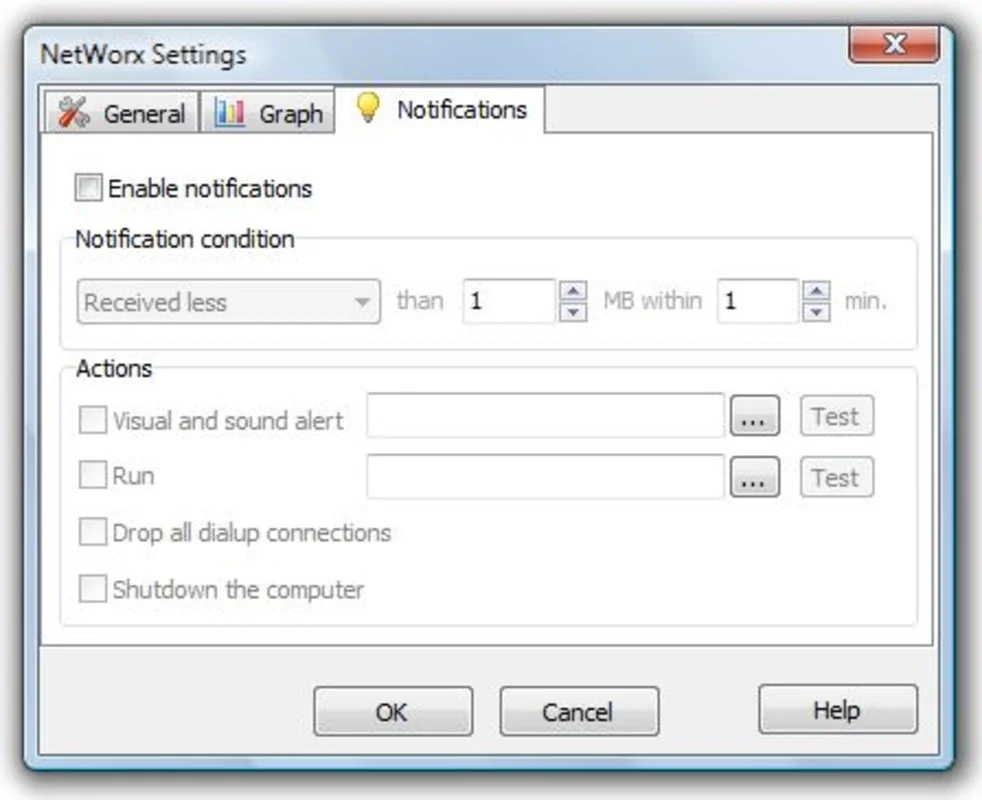 NetWorx for Windows - Measure Network Speed