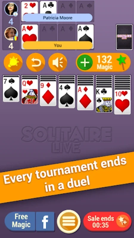 Solitaire Live on Android - Compete Globally