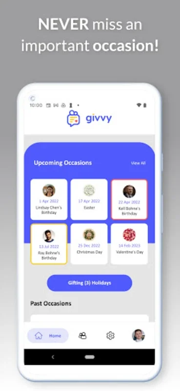 Givvy Gifting Assistant for Android - Personalized Gift Solutions