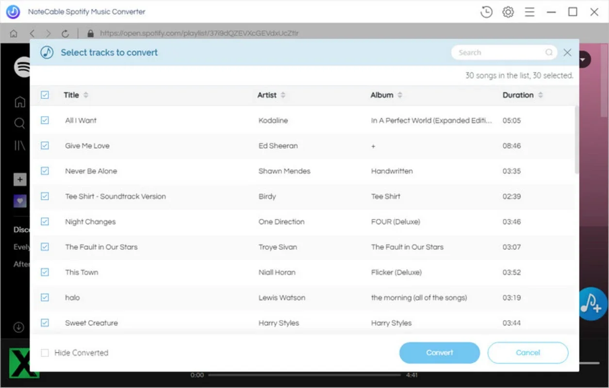 NoteCable Spotify Music Converter for Windows - Unlock Your Music
