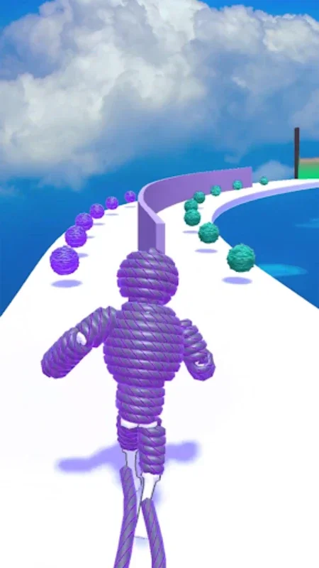 Rope Man for Android - Navigate Levels with a Rope-like Character