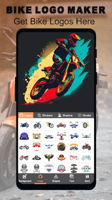 Bike Logo Maker for Android - Create Unique Logos Easily