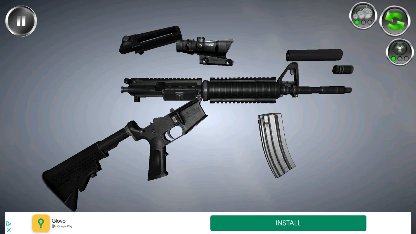 Weapon Stripping for Android: Assemble & Disassemble