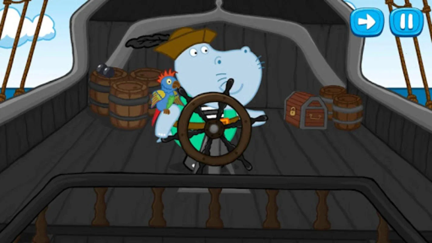 Black flag and a snow-white skull for Android - Engaging Pirate Adventure