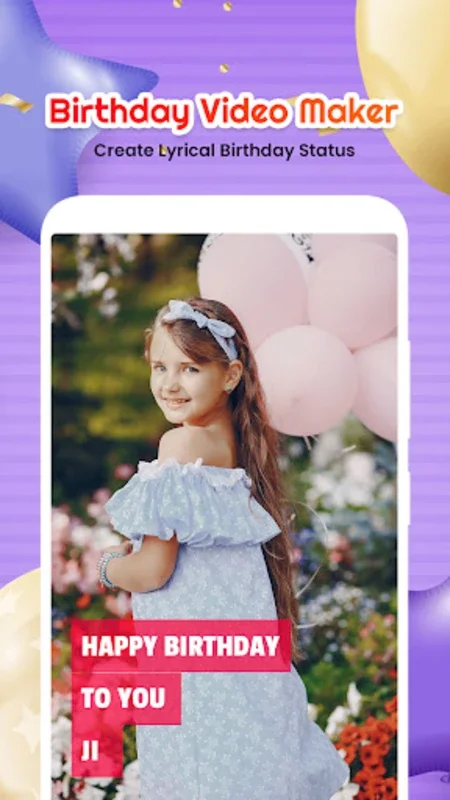 Birthday Video Maker for Android - Create Personalized Videos