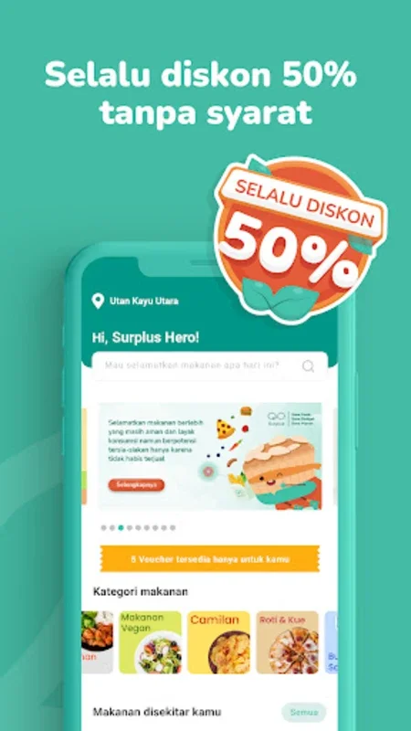 Surplus for Android - Shop Discounted Food, Reduce Waste