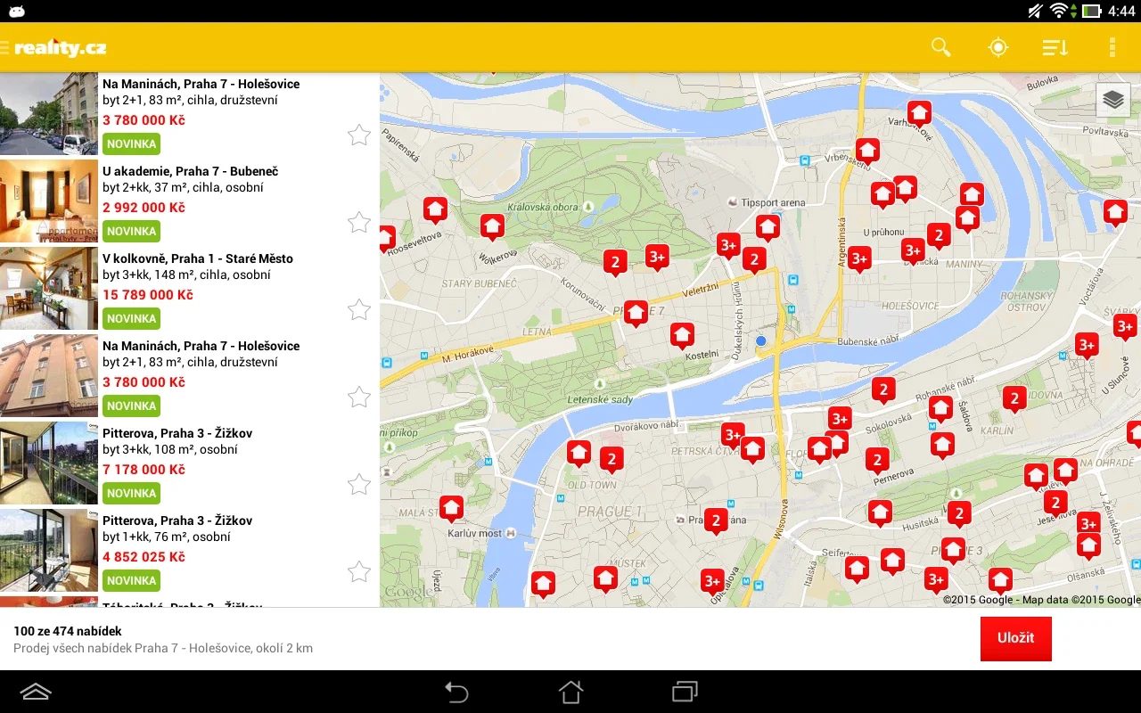 Reality.cz for Android: Streamlining Real Estate Searches