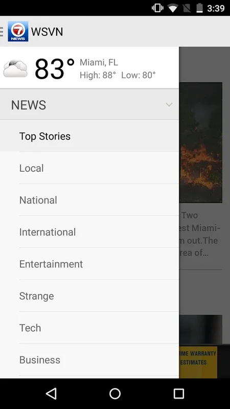 WSVN for Android - Stay Informed with South Florida News