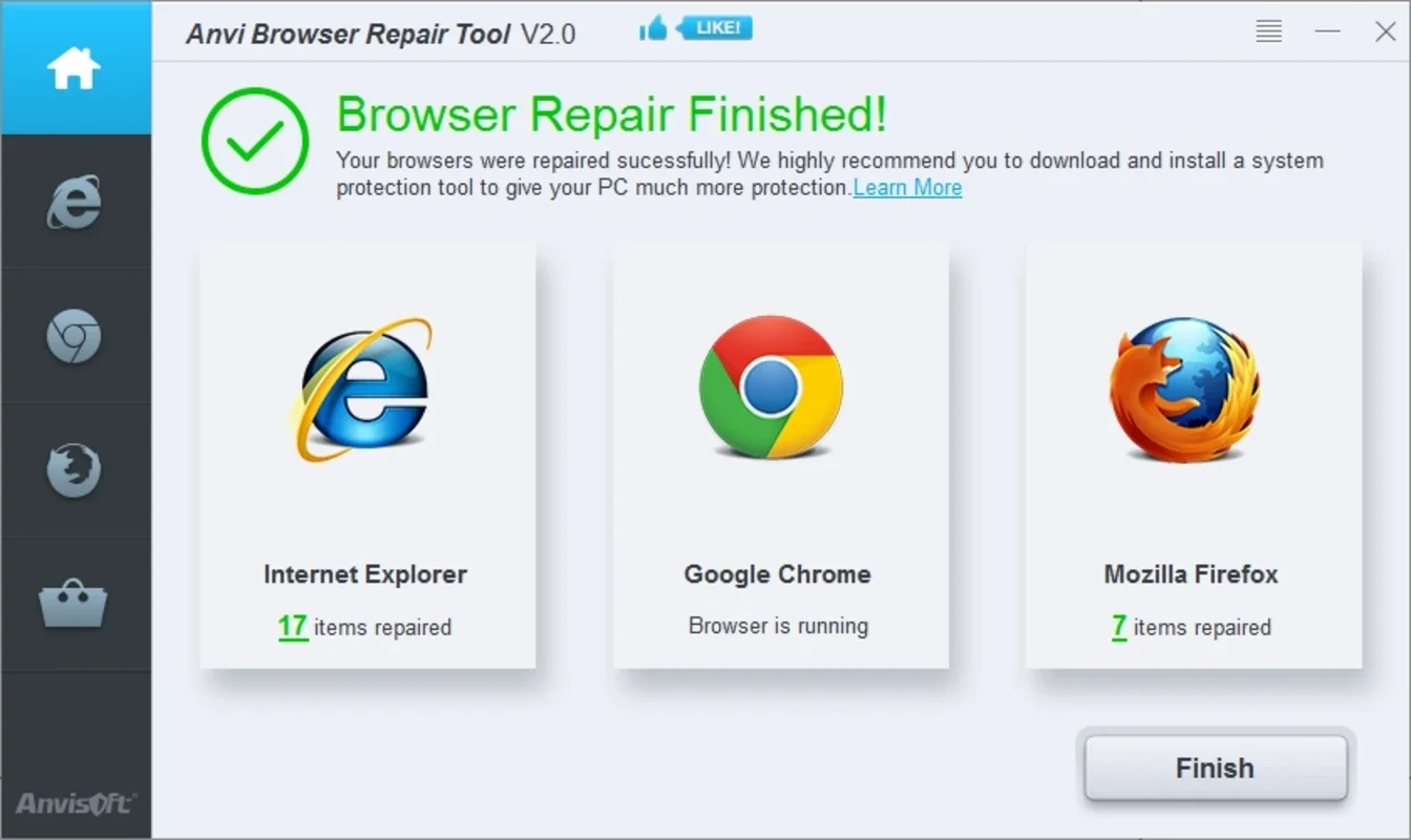 Anvi Browser Repair Tool: Fix Browser Errors on Windows