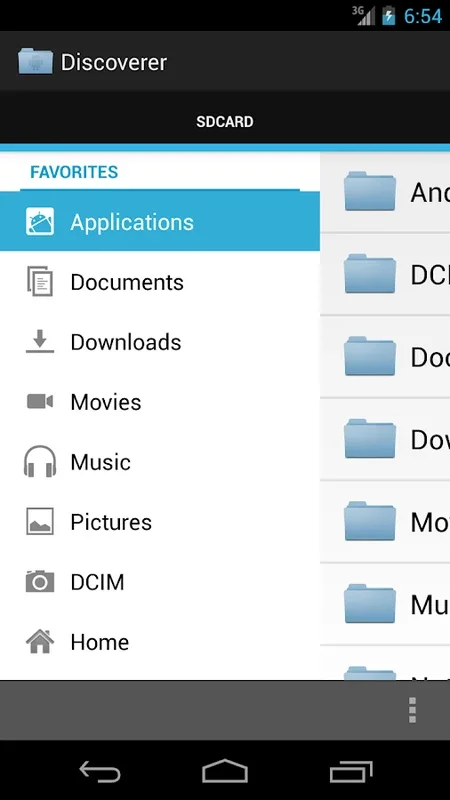 Discoverer for Android - Efficient File Management