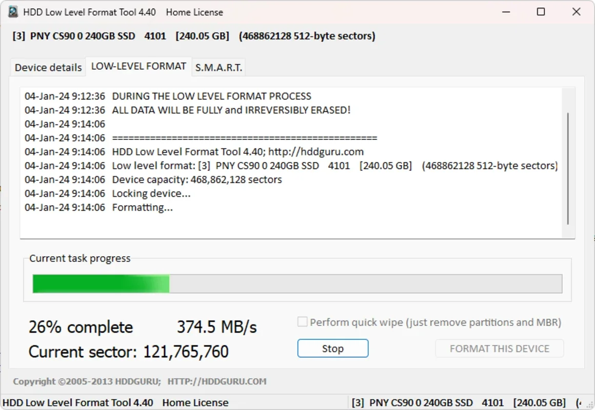 HDD Low Level Format Tool for Windows: Secure Data Erasure