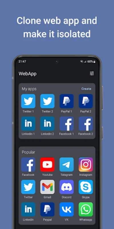 WebApp for Android - Download the APK from AppHuts