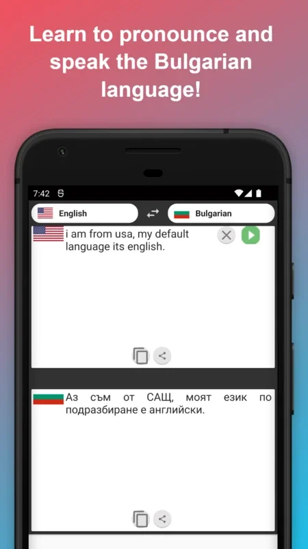 English to Bulgarian Translator for Android - Facilitate Communication