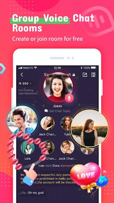 Miss Yo - Group Voice Chat Room for Android - No Downloading Needed