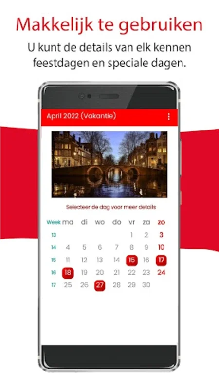 Nederland kalender 2023 for Android - Manage Dutch Dates