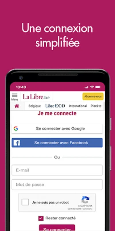 La Libre for Android - Intuitive News Experience