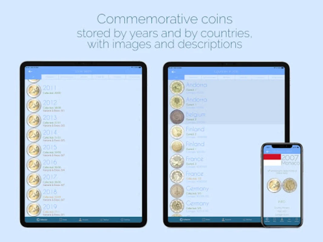 Euro Coins Album Lite for Android - Manage Your Collection