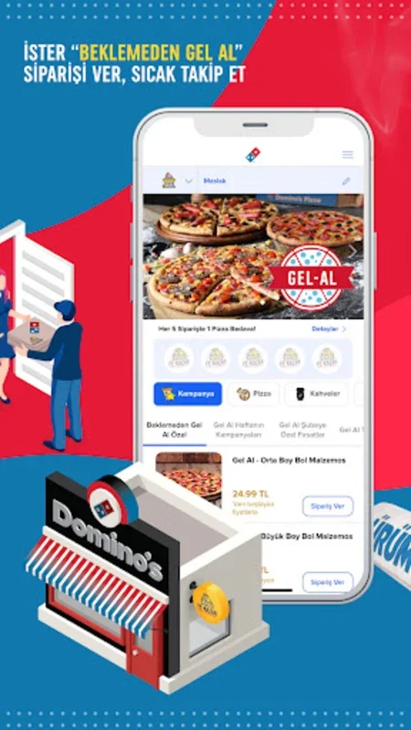 Dominos for Android - Order Delicious Food with Ease