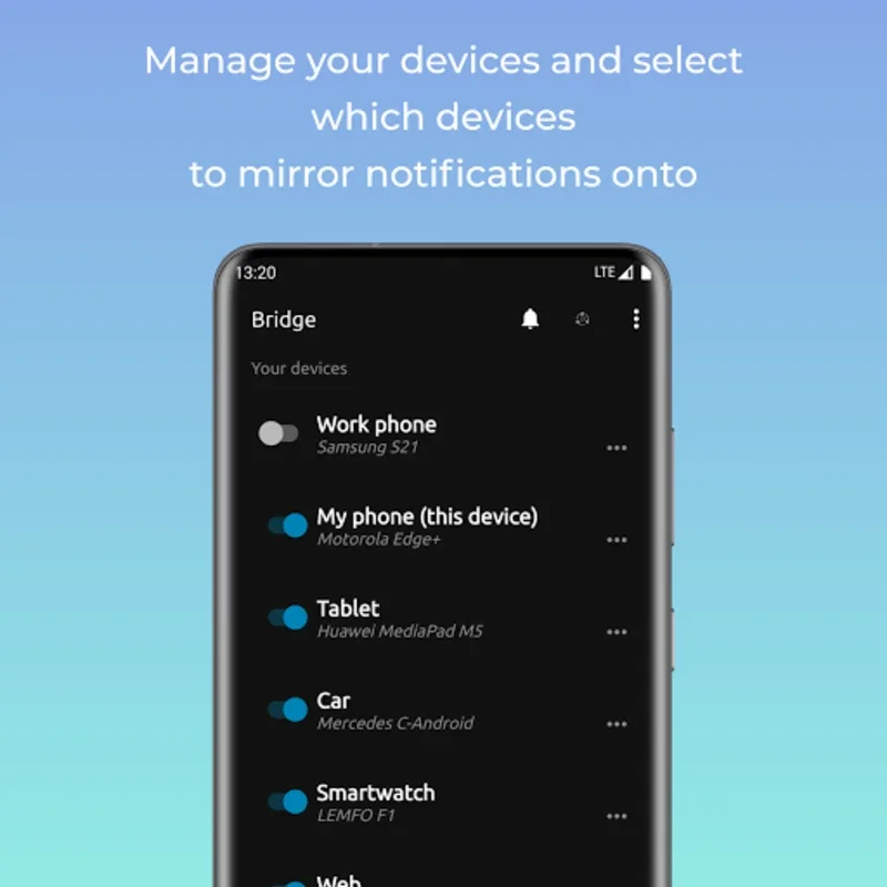 Bridge - mirror notifications for Android - Seamless Notification Management