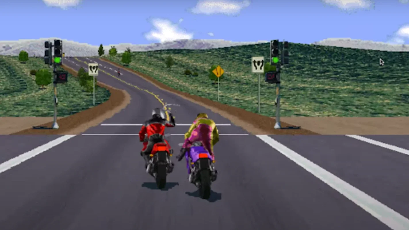 Road Rash like computer game for Android - No Downloading Needed