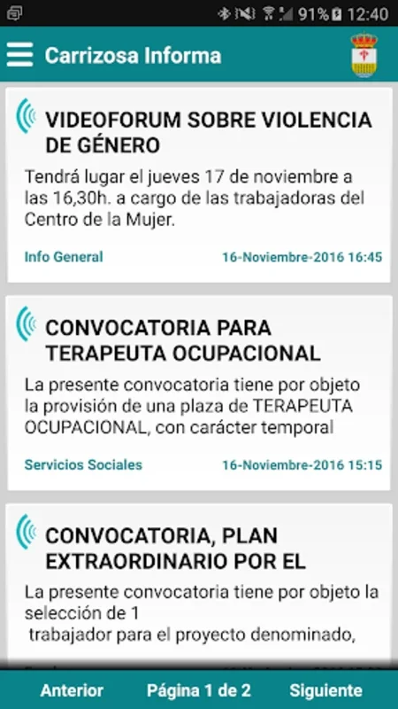 Carrizosa Informa for Android: Stay Informed Anytime