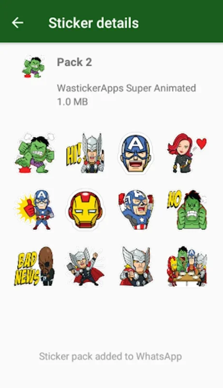 Super Heroes Stickers for Android - Express with Animated Stickers