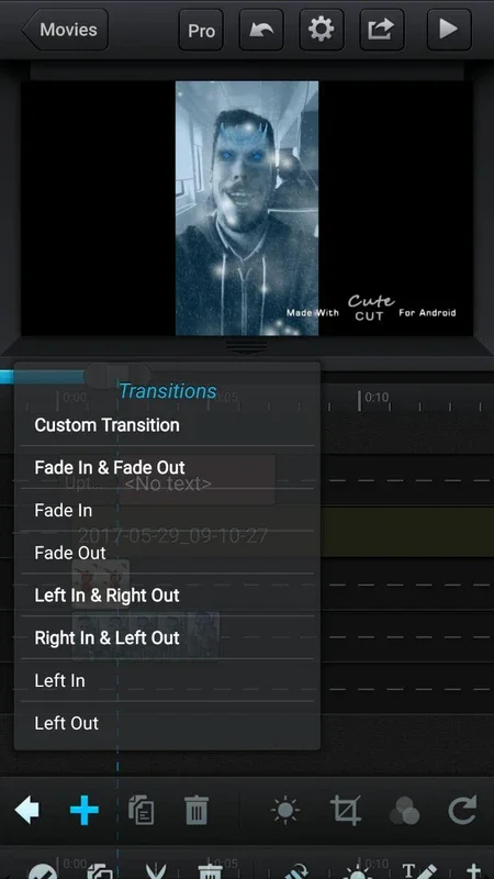 Cute CUT for Android - Edit and Create Movies Easily