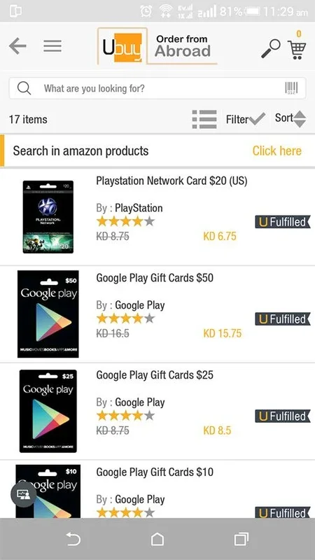 UBuy for Android: A World of Shopping at Your Fingertips