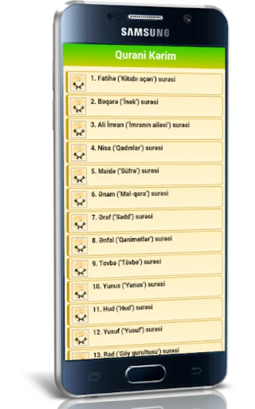 Səsli Qurani Kərim for Android - Immersive Quran Experience