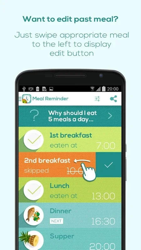 Meal Reminder for Android: Optimize Your Nutrition