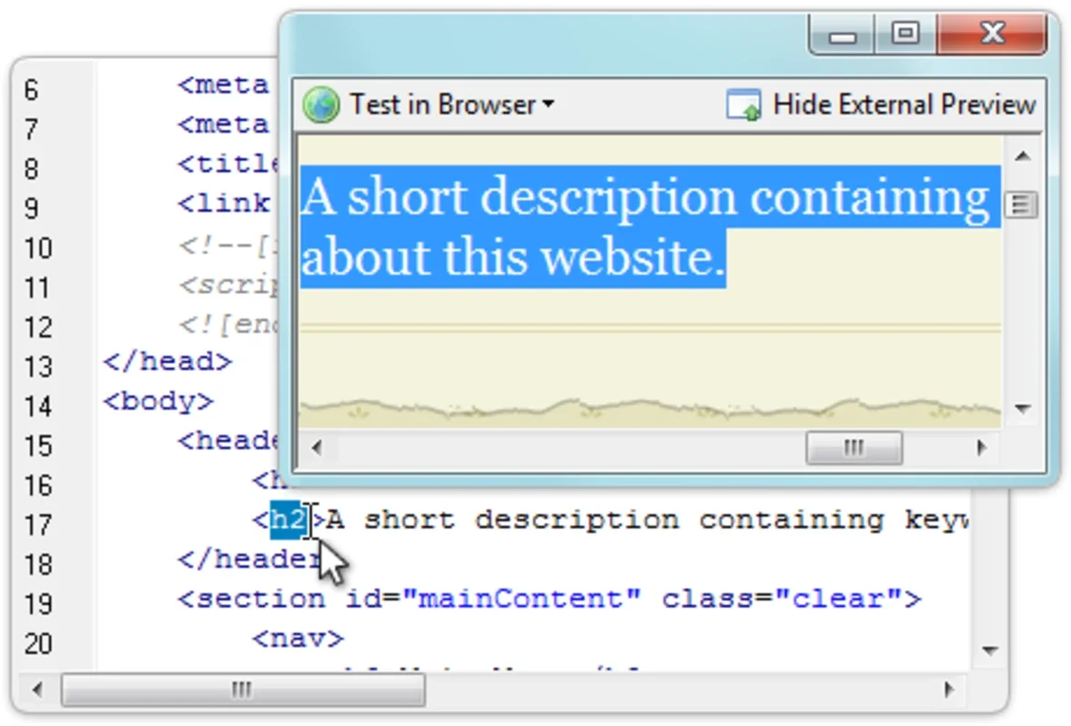 HTML Editor for Windows - Create Webpages Easily