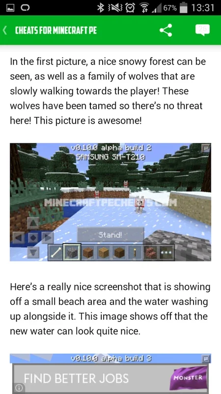 Cheats for Minecraft PE for Android - Enhance Your Gameplay